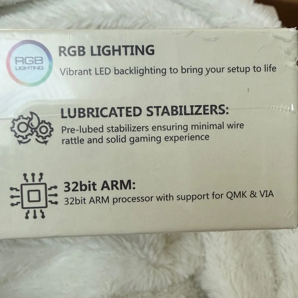 60% Gaming Keyboard with RGB Backlight brand new unopened